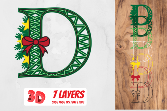 3D Christmas Letter D: Integrating a Versatile Vector Asset into Your Holiday Workflow