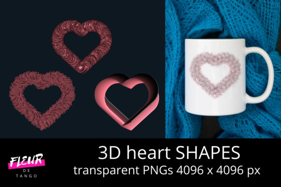 3D Heart Shapes Cliparts Vol.26: A Practical Workflow Guide for Digital Creators