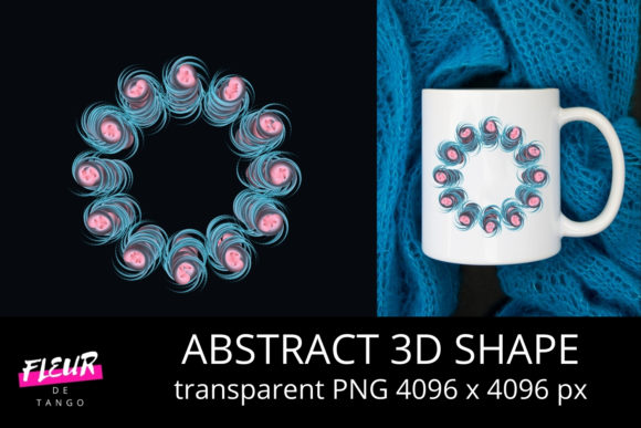 Abstract 3D Shape Clipart Vol. 43 for Creative Projects