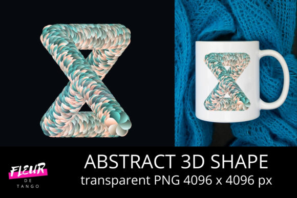 Abstract 3D Shape V.8: A Versatile Asset for Modern Creative Projects