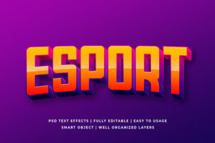 Esport 3D Text Effect Mockup: The Ultimate Tool for Creating Professional Gaming Graphics