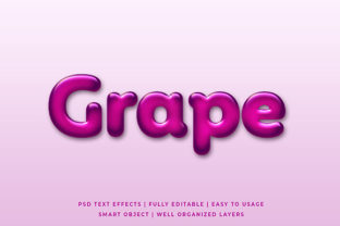 Grape Liquid 3d Text Effect Mockup: Elevate Your Visual Projects Without the Learning Curve