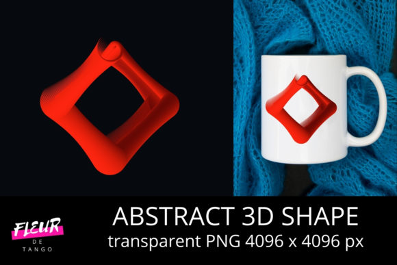 Integrating Abstract 3D Shape Clipart Vol. 36 into Your Creative Workflow