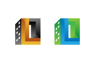 L Letter 3d Logo Building: A Premium Design Asset