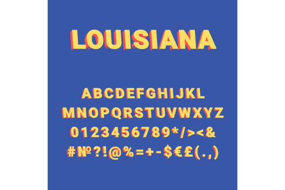 Louisiana Vintage 3d Vector Alphabet Set: A Strategic Asset for Distinctive Branding
