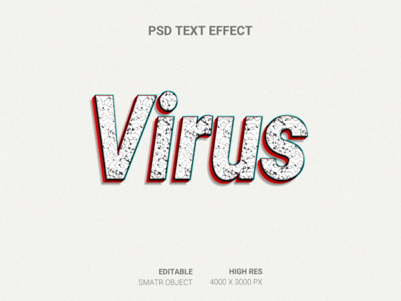 Transform Your Visual Identity with the Virus 3D Text Effect