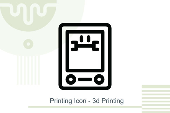 Unlocking Creative Potential with the Printing Icon - 3d Printing and Vector Design