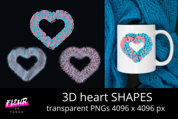 Unlocking Creativity with 3D Heart Shapes Cliparts Vol.3: The Ultimate Digital Asset for Your Projects