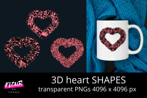 Unlocking Creativity with 3D Heart Shapes PNG Cliparts Vol.32: A Guide to Professional Digital Design
