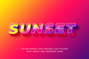 Unlocking the Power of Sunset 3d Text Effect Mockup for Your Creative Projects